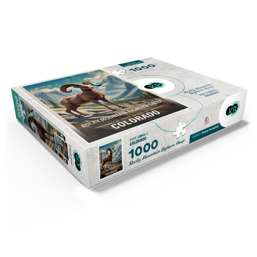 Colorado, Rocky Mountain Bighorn Sheep: State Animals Series 1000 Jigsaw Puzzle box view1