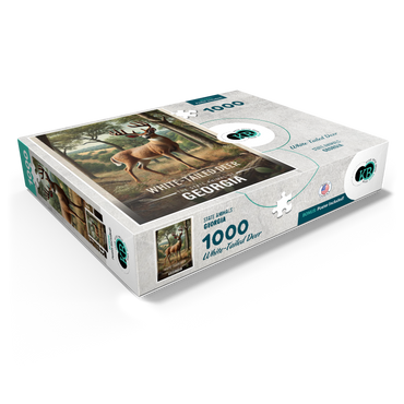 Georgia, White-Tailed Deer: State Animals Series 1000 Jigsaw Puzzle box view1