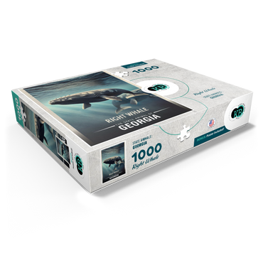 Georgia, Right Whale: State Animals Series 1000 Jigsaw Puzzle box view1