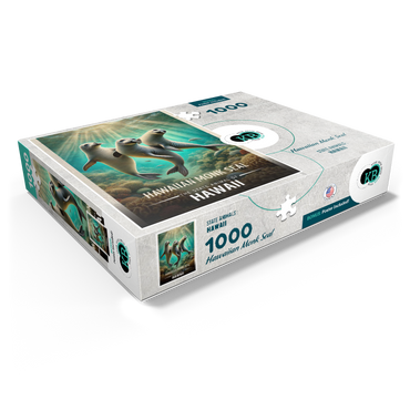 Hawaii, Hawaiian Monk Seal: State Animals Series 1000 Jigsaw Puzzle box view1