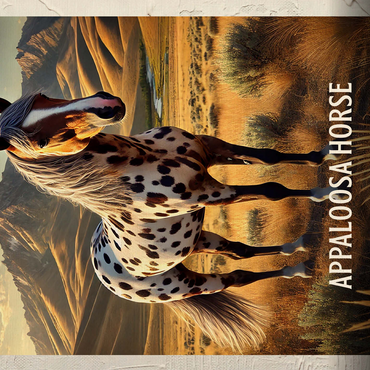 Idaho, Appaloosa Horse: State Animals Series 500 Jigsaw Puzzle 3D Modell