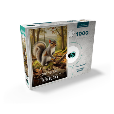 Kentucky, Gray Squirrel: State Animals Series 1000 Jigsaw Puzzle box view2