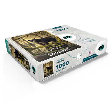 Louisiana, Black Bear: State Animals Series 1000 Jigsaw Puzzle box view1