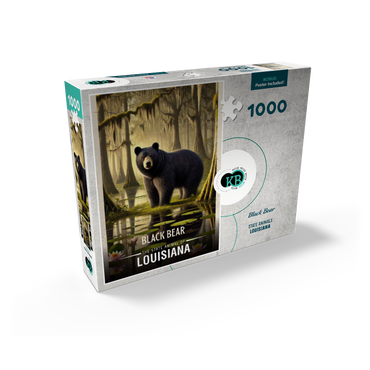 Louisiana, Black Bear: State Animals Series 1000 Jigsaw Puzzle box view2