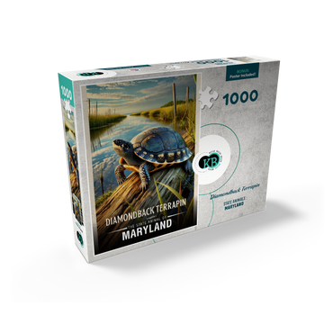 Maryland, Diamondback Terrapin: State Animals Series 1000 Jigsaw Puzzle box view2