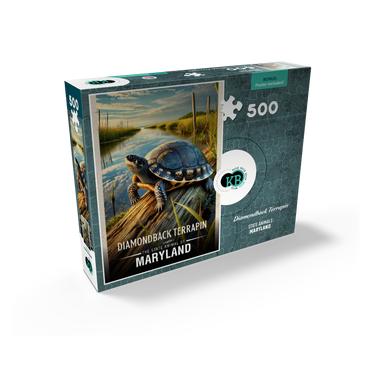 Maryland, Diamondback Terrapin: State Animals Series 500 Jigsaw Puzzle box view2