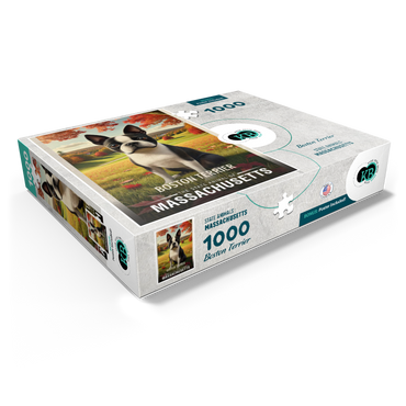 Massachusetts, Boston Terrier: State Animals Series 1000 Jigsaw Puzzle box view1