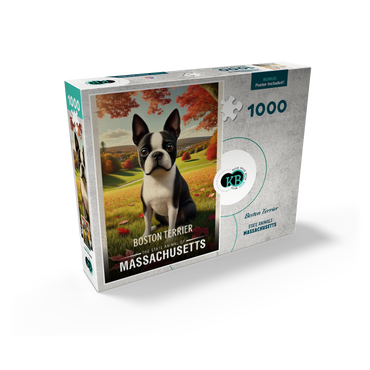 Massachusetts, Boston Terrier: State Animals Series 1000 Jigsaw Puzzle box view2