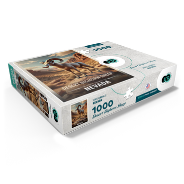 Nevada, Desert Bighorn Sheep: State Animals Series 1000 Jigsaw Puzzle box view1