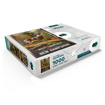New Hampshire, White-Tailed Deer: State Animals Series 1000 Jigsaw Puzzle box view1