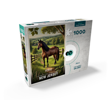 New Jersey, Horse: State Animals Series 1000 Jigsaw Puzzle box view2