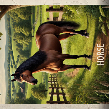 New Jersey, Horse: State Animals Series 1000 Jigsaw Puzzle 3D Modell