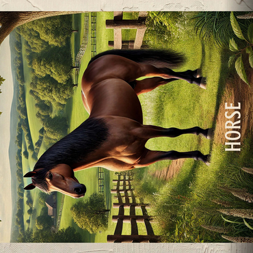 New Jersey, Horse: State Animals Series 500 Jigsaw Puzzle 3D Modell