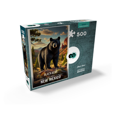 New Mexico, Black Bear: State Animals Series 500 Jigsaw Puzzle box view2