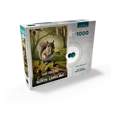 North Carolina, Gray Squirrel: State Animals Series 1000 Jigsaw Puzzle box view2