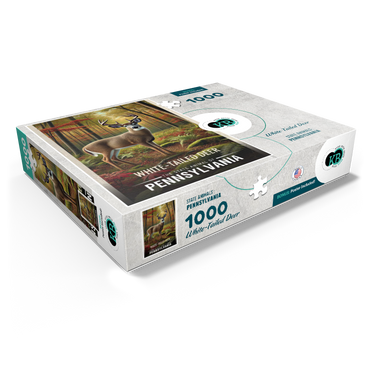 Pennsylvania, White-Tailed Deer: State Animals Series 1000 Jigsaw Puzzle box view1