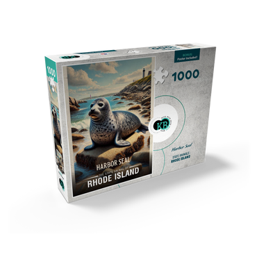 Rhode Island, Harbor Seal: State Animals Series 1000 Jigsaw Puzzle box view2