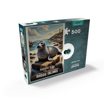 Rhode Island, Harbor Seal: State Animals Series 500 Jigsaw Puzzle box view2