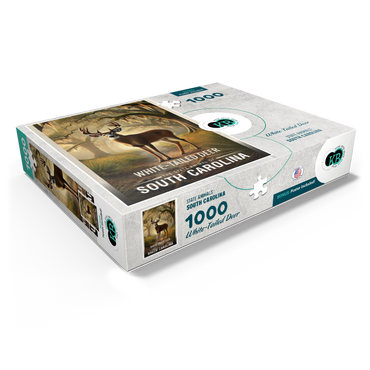 South Carolina, White-Tailed Deer: State Animals Series 1000 Jigsaw Puzzle box view1