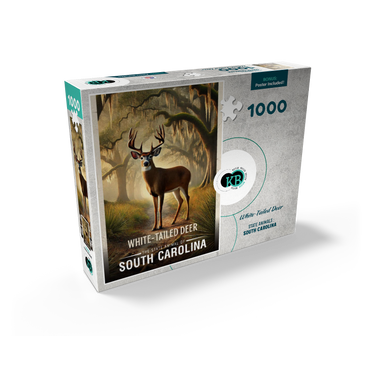 South Carolina, White-Tailed Deer: State Animals Series 1000 Jigsaw Puzzle box view2
