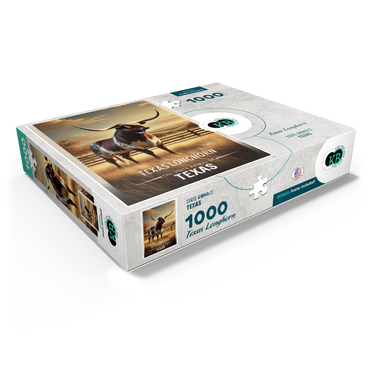 Texas, Texas Longhorn: State Animals Series 1000 Jigsaw Puzzle box view1