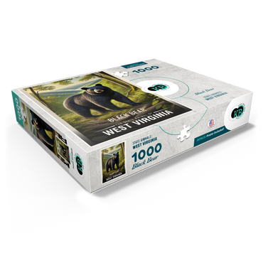 West Virginia, Black Bear: State Animals Series 1000 Jigsaw Puzzle box view1