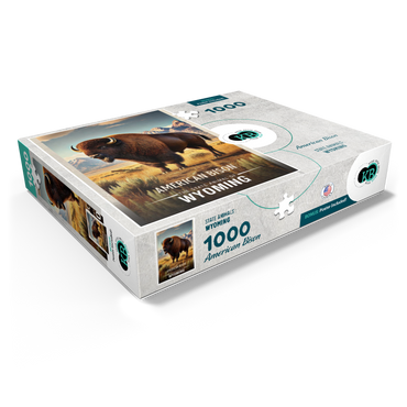Wyoming, American Bison: State Animals Series 1000 Jigsaw Puzzle box view1