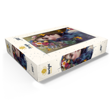 Ethereal Woman with Floral Crown and Butterflies 1000 Jigsaw Puzzle box view1