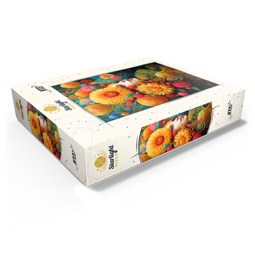 Sunlit Blossoms and Raspberry Dreams 1000 Jigsaw Puzzle box view1