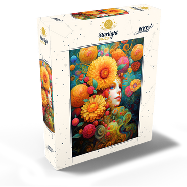 Sunlit Blossoms and Raspberry Dreams 1000 Jigsaw Puzzle box view2