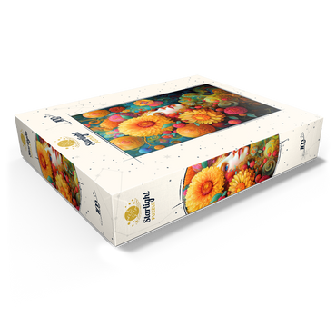 Sunlit Blossoms and Raspberry Dreams 100 Jigsaw Puzzle box view1