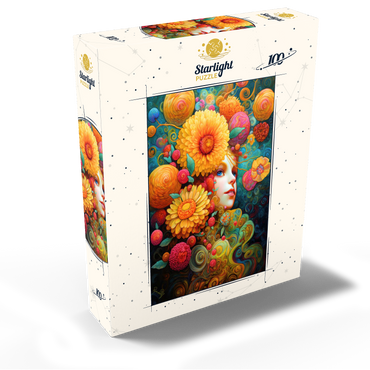 Sunlit Blossoms and Raspberry Dreams 100 Jigsaw Puzzle box view2