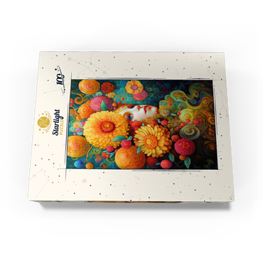Sunlit Blossoms and Raspberry Dreams 100 Jigsaw Puzzle box view3