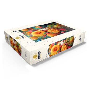 Sunlit Blossoms and Raspberry Dreams 500 Jigsaw Puzzle box view1