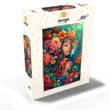 Underwater Dream with Koi and Blooms 500 Jigsaw Puzzle box view2