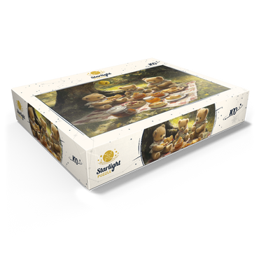 Adorable Teddy Bear Picnic in a Sunny Forest 100 Jigsaw Puzzle box view1