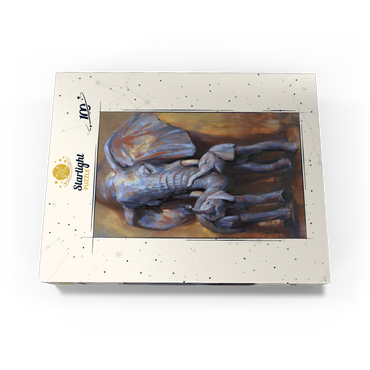 African Elephants Mother and Calves 100 Jigsaw Puzzle box view3