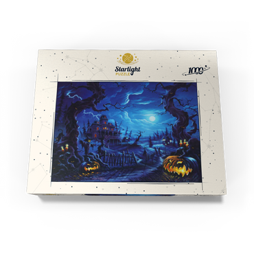 Haunted Mansion under Full Moonlight 1000 Jigsaw Puzzle box view3