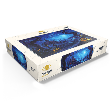 Haunted Mansion under Full Moonlight 500 Jigsaw Puzzle box view1