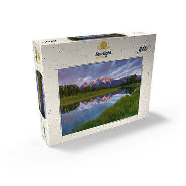 Grand Teton Mountains at Sunrise with Reflection 1000 Jigsaw Puzzle box view2
