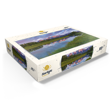 Grand Teton Mountains at Sunrise with Reflection 100 Jigsaw Puzzle box view1