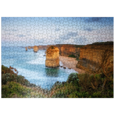 puzzleplate Twelve Apostles Limestone Stacks at Sunset 500 Jigsaw Puzzle