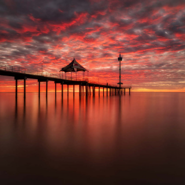 Sunset at Brighton Jetty, South Australia 100 Jigsaw Puzzle 3D Modell