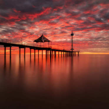 Sunset at Brighton Jetty, South Australia 500 Jigsaw Puzzle 3D Modell