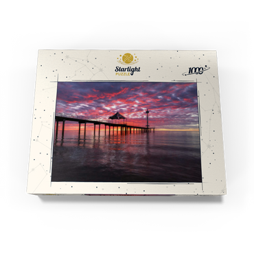 Brighton Jetty Sunset Reflection, South Australia 1000 Jigsaw Puzzle box view3