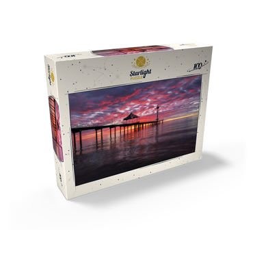 Brighton Jetty Sunset Reflection, South Australia 100 Jigsaw Puzzle box view2