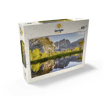Yosemite Falls Reflection in Spring 100 Jigsaw Puzzle box view2