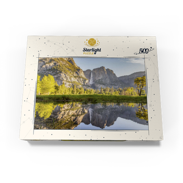 Yosemite Falls Reflection in Spring 500 Jigsaw Puzzle box view3