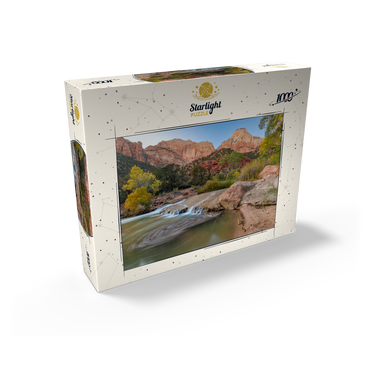 Virgin River Cascade in Zion National Park 1000 Jigsaw Puzzle box view2