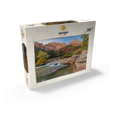 Virgin River Cascade in Zion National Park 500 Jigsaw Puzzle box view2